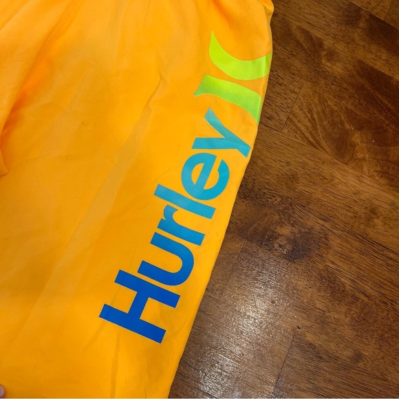 Hurley Yellow Swim Shorts boys size XL - Picture 4 of 9